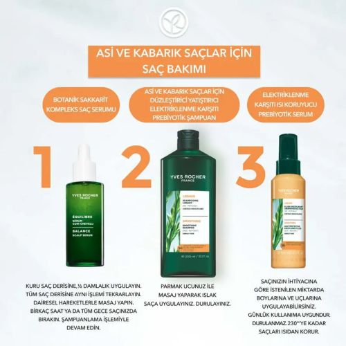 Yves Rocher Elektriklenme Karşıtı Isı Koruyucu Prebiyotik Serum 100 ml - 5