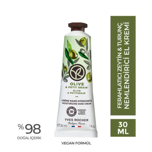 Yves Rocher Ferahlatıcı Zeytin Turunç Nemlendirici El Kremi 30 ml - 2