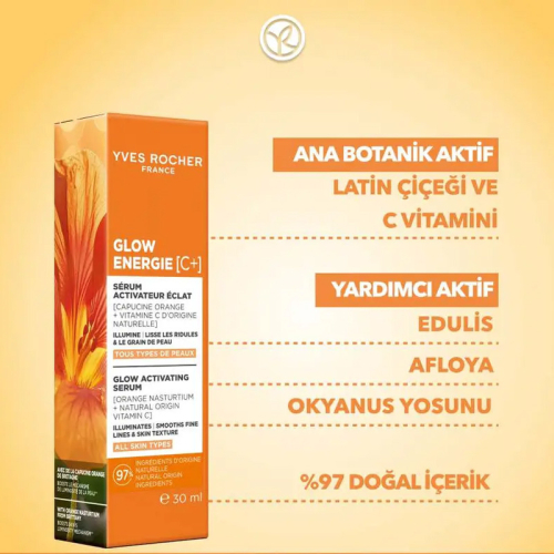 Yves Rocher Glow Energie C Vitamini Gündüz Serumu 30 ml - 3