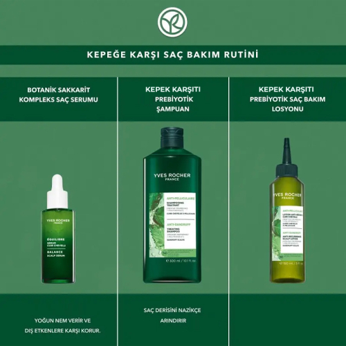 Yves Rocher Kepeğe Karşı Prebiyotik Saç Losyonu 150 ml - 7