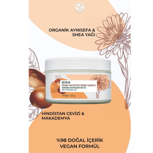 Yves Rocher Kuru Ciltler İçin Onarıcı ve Besleyici Yoğun Dokulu Vücut Kremi 250 ml - 3