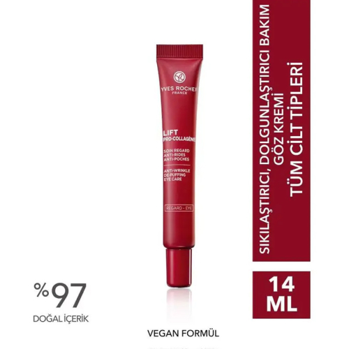 Yves Rocher Lift Pro Collagene Sıkılaştırıcı ve Dolgunlaştırıcı Göz Kremi 14 ml - 2