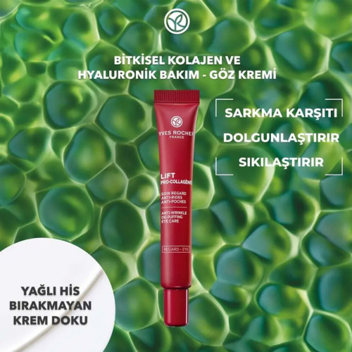 Yves Rocher Lift Pro Collagene Sıkılaştırıcı ve Dolgunlaştırıcı Göz Kremi 14 ml - 3