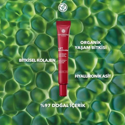 Yves Rocher Lift Pro Collagene Sıkılaştırıcı ve Dolgunlaştırıcı Göz Kremi 14 ml - 4