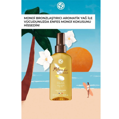 Yves Rocher Monoi Bronzlaştırıcı Aromatik Yağ 125 ml - 5