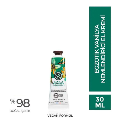 Yves Rocher Nemlendirici El Kremi Egzotik Vanilya 30 ml - 2