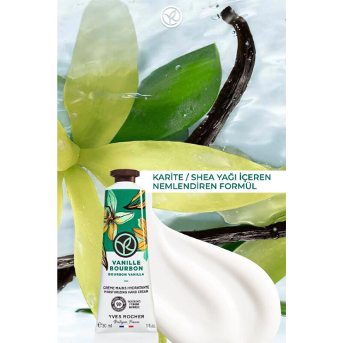 Yves Rocher Nemlendirici El Kremi Egzotik Vanilya 30 ml - 4