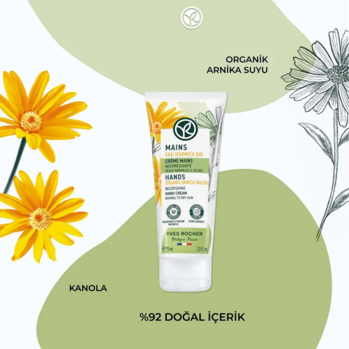 Yves Rocher Nemlendirici ve Besleyici El ve Tırnak Bakım Kremi 75 ml - 5
