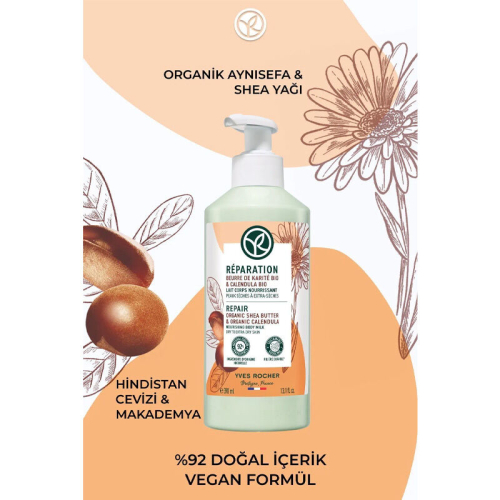 Yves Rocher Nemlendirici Vücut Losyonu 390 ml - 6