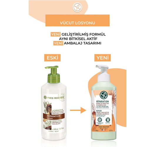 Yves Rocher Nemlendirici Vücut Losyonu 390 ml - 5