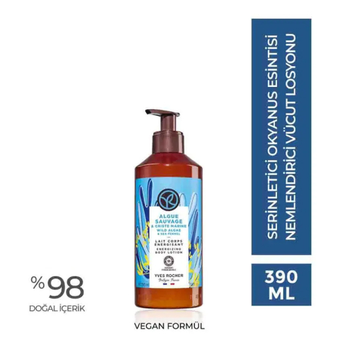 Yves Rocher Nemlendirici Vücut Losyonu - Serinletici Okyanus Esintisi - 390 ml - 2
