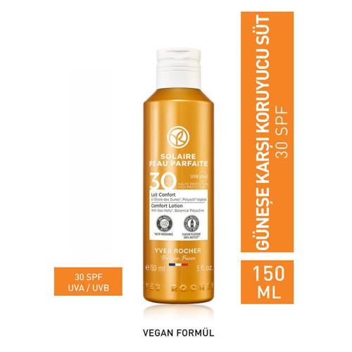 Yves Rocher Solaire Peau Parfaite Spf 30 Güneşe Karşı Koruyucu Süt 150 ml - 9