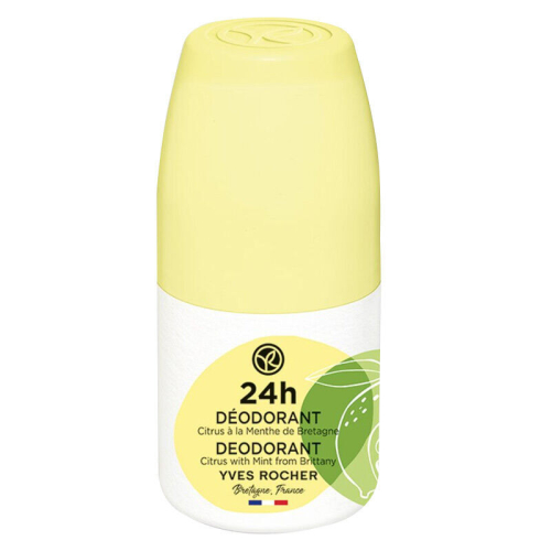 Yves Rocher Unisex Roll-on Deodorant - Organik Nane ve Limon 50 ml - Yves Rocher