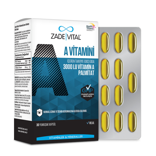 Zade Vital A Vitamini 30 Yumuşak Kapsül - 2
