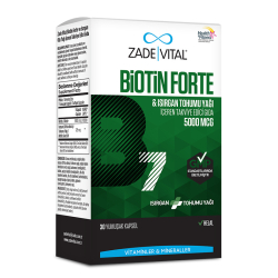 Zade Vital Biotin Forte 30 Yumuşak Kapsül - 1
