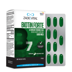 Zade Vital Biotin Forte 30 Yumuşak Kapsül - 2