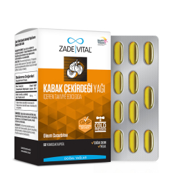 Zade Vital Kabak Çekirdeği Yağı 60 Kapsül - 2