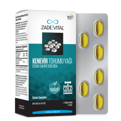 Zade Vital Kenevir Tohumu Yağı 30Yumuşak Kapsül - 2