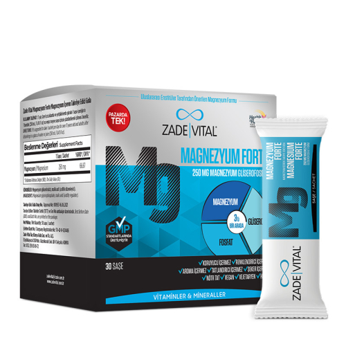 Zade Vital Magnezyum Forte 30 Saşe - 2