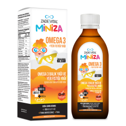 Zade Vital Miniza Omega 3 - Yer Fıstığı Yağı İçeren Sıvı Takviye Edici Gıda 150 ml - 3