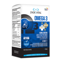 Zade Vital Premium Omega 3 Balık Yağı Genel Destek 45 Kapsül - 1
