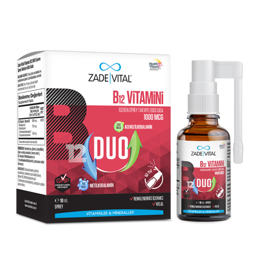 Zade Vital Vitamin B12 Duo 1000 Mcg Sprey 10 ml - 2