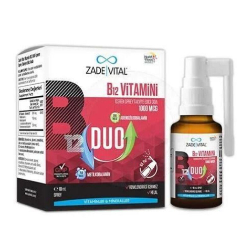 Zade Vital Vitamin B12 Duo 1000 Mcg Sprey 10 ml - 1