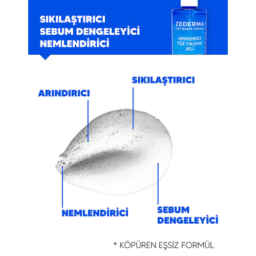 Zederma Arındırıcı Yüz Yıkama Jeli 400 ml - 3