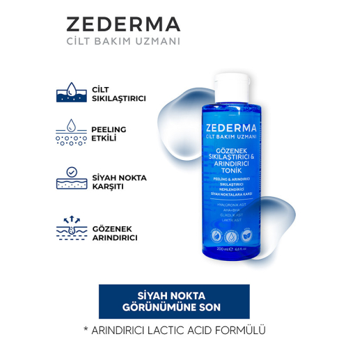 Zederma Gözenek Sıkılaştırıcı Arındırıcı Tonik 200 ml - 3