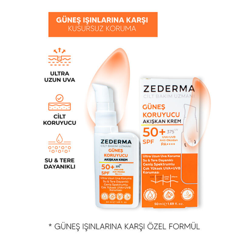Zederma Güneş Kremi SPF50+ 50 ml - 3