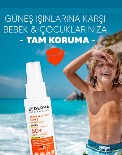 Zederma Spf 50 Bebek ve Çocuk Güneş Koruyucu Sprey 75 ml - 6