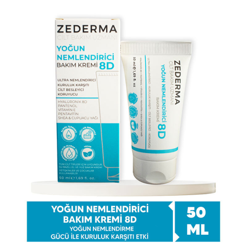 Zederma Yoğun Nemlendirici 8D Krem 50 ml - 2