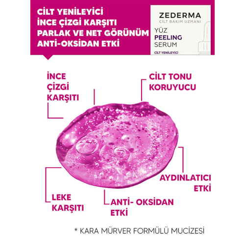 Zederma Yüz Peeling Serum 30 ml - 4