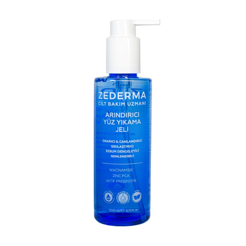 Zederma Yüz Yıkama Jeli Yağlı Akne Eğilimli ve Hassas Ciltler İçin 200 ml - Zederma