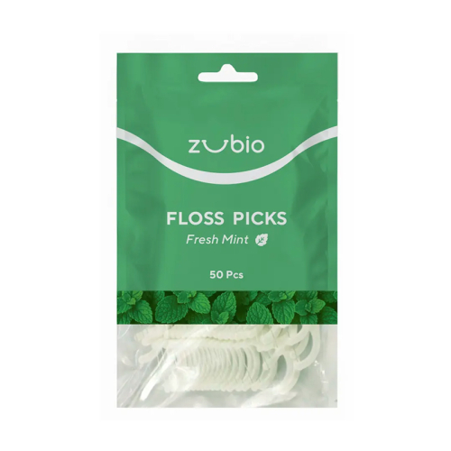 Zubio Nane Aromalı Kürdanlı Diş İpi 50 Adet - Zubio